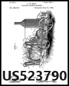 Traction Ditching Machine (1894) U.S. Patent 523790